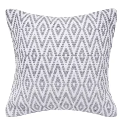 New Kirklands Home Gray Harlequin Indoor/Outdoor Pillow