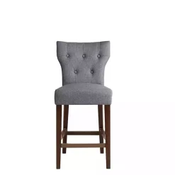 Online Kirklands Home Harrison Tufted Counter Stool Gray