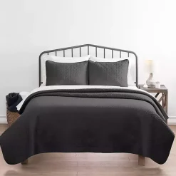 Kirklands Home Herring Quilted 3-pc. King Coverlet Set Gray