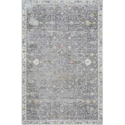 Outlet Kirklands Home Gray Ivory Area Rug, 5x8