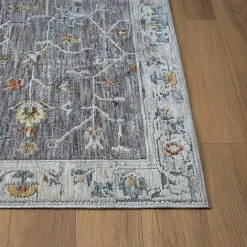 Outlet Kirklands Home Gray Ivory Area Rug, 5x8