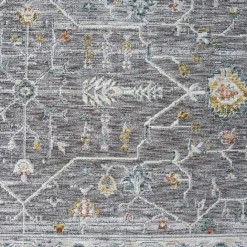 Discount Kirklands Home Gray Ivory Area Rug, 7x9