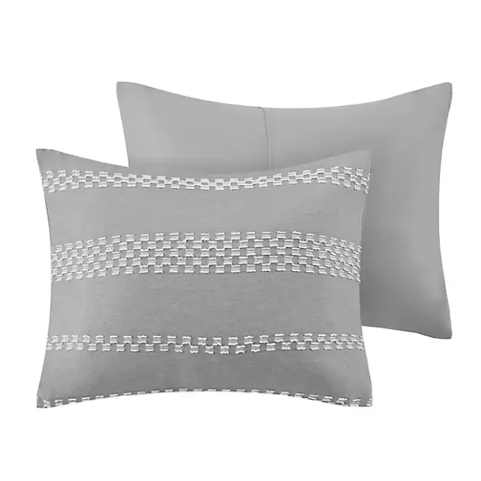Outlet Kirklands Home Jacquard 5-pc. California King Comforter Set Gray
