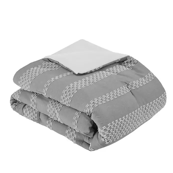 Outlet Kirklands Home Jacquard 5-pc. California King Comforter Set Gray