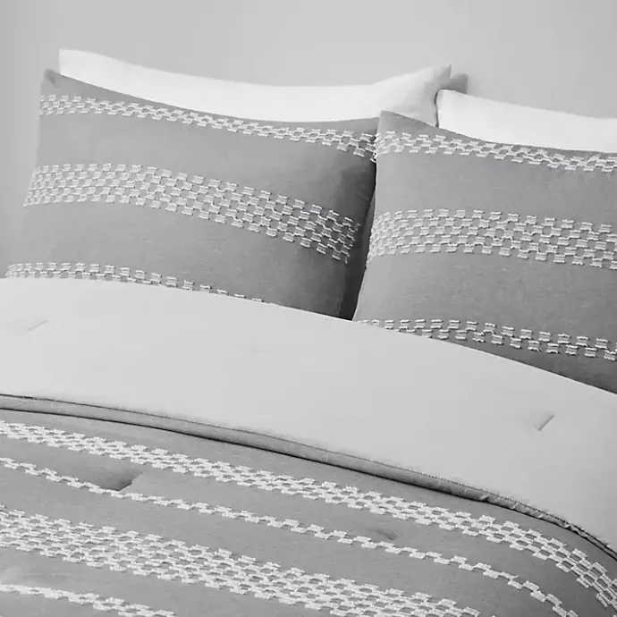 Outlet Kirklands Home Jacquard 5-pc. California King Comforter Set Gray