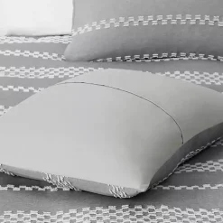 New Kirklands Home Jacquard 5-pc. Full/Queen Comforter Set Gray