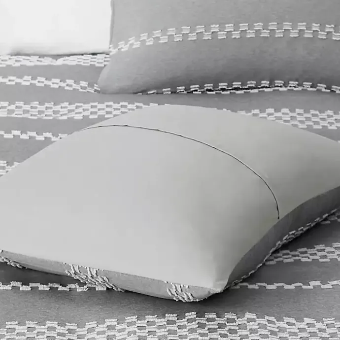 New Kirklands Home Jacquard 5-pc. Full/Queen Comforter Set Gray