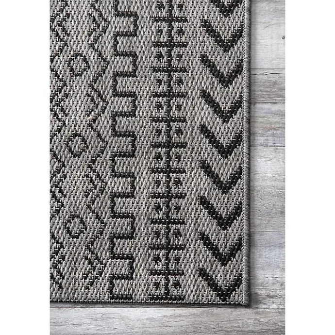 Sale Kirklands Home Jamie Outdoor Area Rug, 6x9 Gray