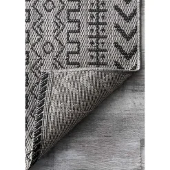 Sale Kirklands Home Jamie Outdoor Area Rug, 6x9 Gray