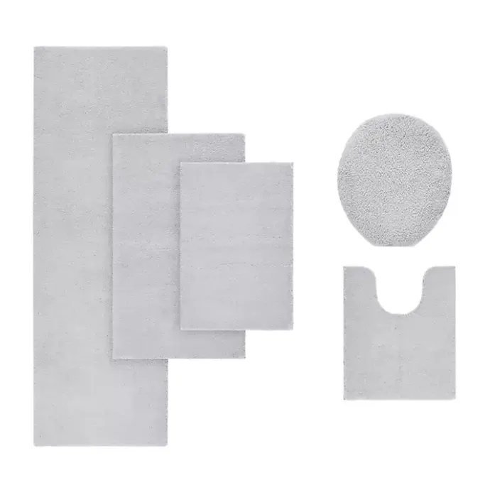 Outlet Kirklands Home Marshmallow Contour Bath Mat, 24 in. Gray