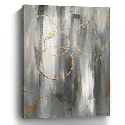 New Kirklands Home Gray Matter Abstract Canvas Art Print