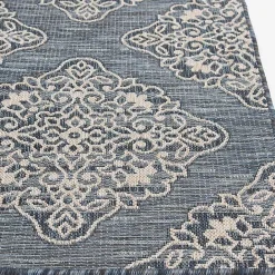 Online Kirklands Home Medallion Devora Indoor/Outdoor Area Rug, 7x9 Gray