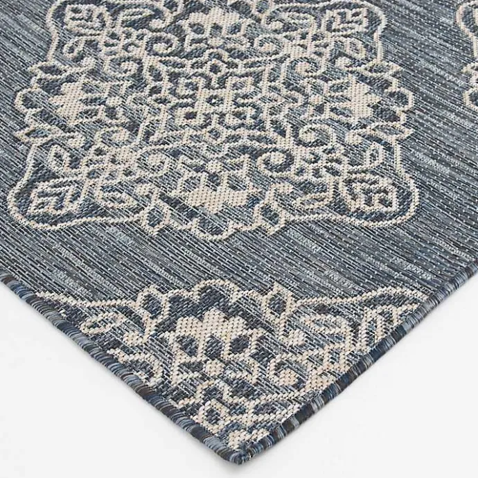 Online Kirklands Home Medallion Devora Indoor/Outdoor Area Rug, 7x9 Gray