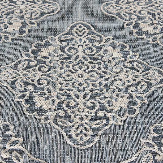 Online Kirklands Home Medallion Devora Indoor/Outdoor Area Rug, 7x9 Gray
