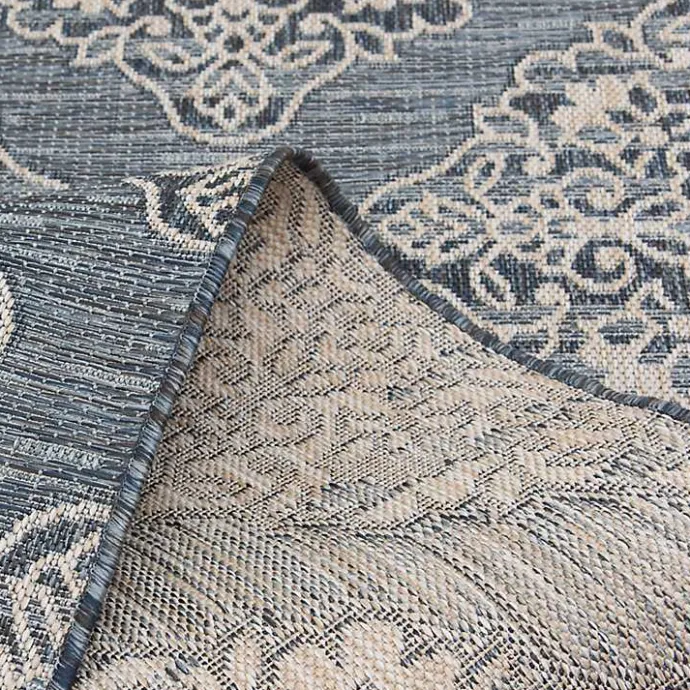 Online Kirklands Home Medallion Devora Indoor/Outdoor Area Rug, 7x9 Gray