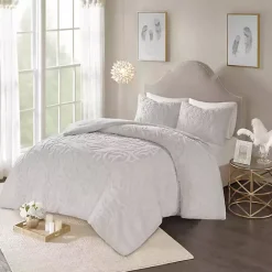 Kirklands Home Medallion Full/Queen 3-pc. Comforter Set Gray