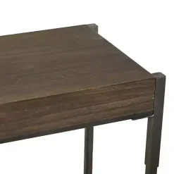 Clearance Kirklands Home Gray Metal and Wood Console Table