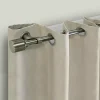 Discount Kirklands Home Gray Metal Blackout Finial Curtain Rod, 72 in.