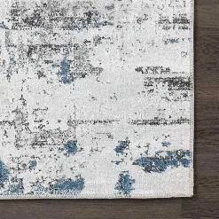 Clearance Kirklands Home Gray Modern Abstract Washable Area Rug, 3x5