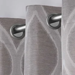 Discount Kirklands Home Monte Curtain Panel Set, 84 in. Gray