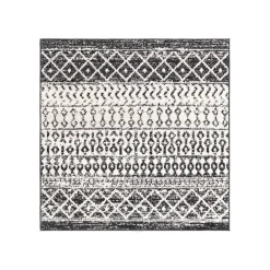 Discount Kirklands Home Gray Moroccan Pattern Square Area Rug, 4 ft.