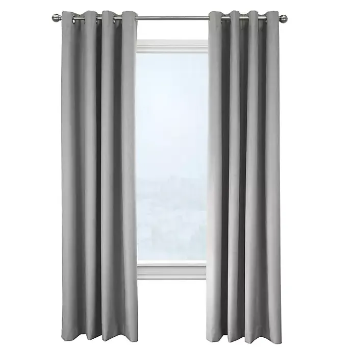 Kirklands Home Newberry Blackout Curtain Panel, 84 in. Gray
