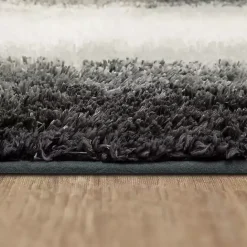 Clearance Kirklands Home Ombre Border Bath Mat, 2x3 Gray