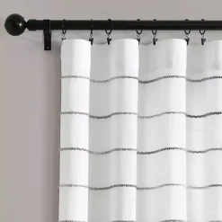 Online Kirklands Home Gray Ombre Stripe Curtain Panel Set, 95 in.