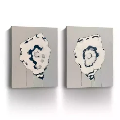 Hot Kirklands Home Gray Oysters Canvas Art Prints, Set of 2
