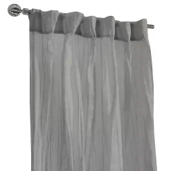 New Kirklands Home Paloma Curtain Panel, 95 in. Gray