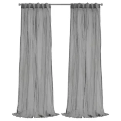 Clearance Kirklands Home Paloma Curtain Panel, 108 in. Gray