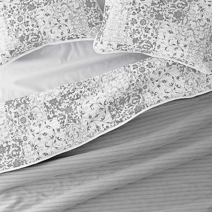 Hot Kirklands Home Gray Patchwork Reversible 2-pc. Twin Quilt Set