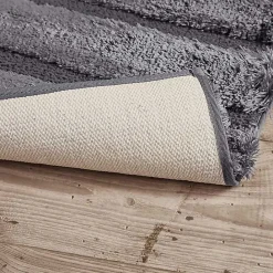 Kirklands Home Pearl Tufted Bath Mat, 34 in. Gray