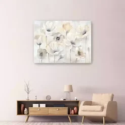 Best Kirklands Home Poppy Garden Landscape Canvas Art Print Gray