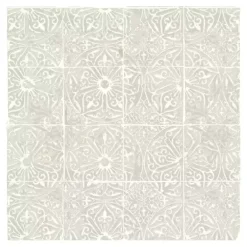 Hot Kirklands Home Provincial Tiles Peel & Stick Wallpaper Gray