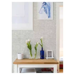 Hot Kirklands Home Provincial Tiles Peel & Stick Wallpaper Gray