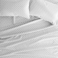 Outlet Kirklands Home Quatrefoil 3-pc. Twin Sheet Set Gray