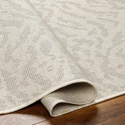Kirklands Home Gray Ravello Outdoor Rug, 5x7