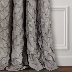 Clearance Kirklands Home Ravello Pintuck Curtain Panel, 84 in. Gray