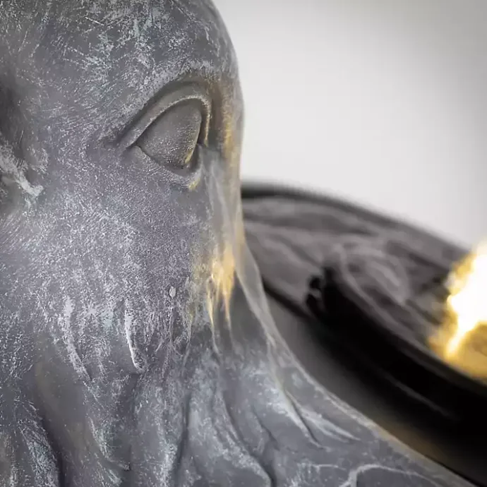Sale Kirklands Home Resin Bird Outdoor Fountain Gray