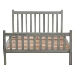 Clearance Kirklands Home Rustic Spindleback Full Bed Frame Gray