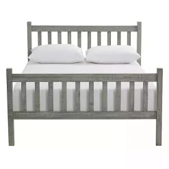 Clearance Kirklands Home Rustic Spindleback Full Bed Frame Gray