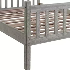 Clearance Kirklands Home Rustic Spindleback Full Bed Frame Gray
