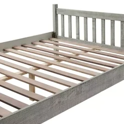 Clearance Kirklands Home Rustic Spindleback Full Bed Frame Gray