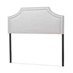 New Kirklands Home Scalloped Corner Queen Headboard Gray