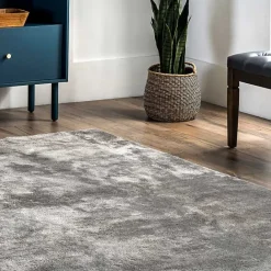 Best Kirklands Home Shag Washable Area Rug, 5x8 Gray
