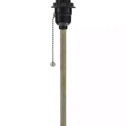 New Kirklands Home Sirocco Table Lamp with Rattan Shade Gray