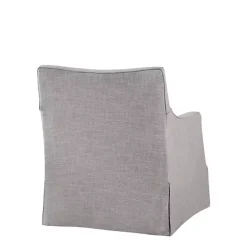 Discount Kirklands Home Skirted Swivel Martha Stewart Accent Chair Gray