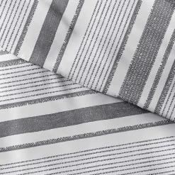 Clearance Kirklands Home Gray Soft Striped 3-pc. King Duvet Cover Set