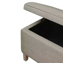 Clearance Kirklands Home Soft-Close Storage Bench Gray